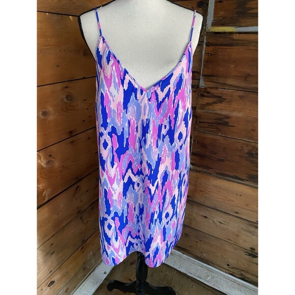 Lily Pulitzer Lela Amethyst One Too Many Dress L - Picture 1 of 9